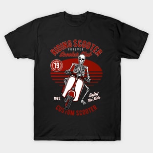 Riding Scooter T-Shirt